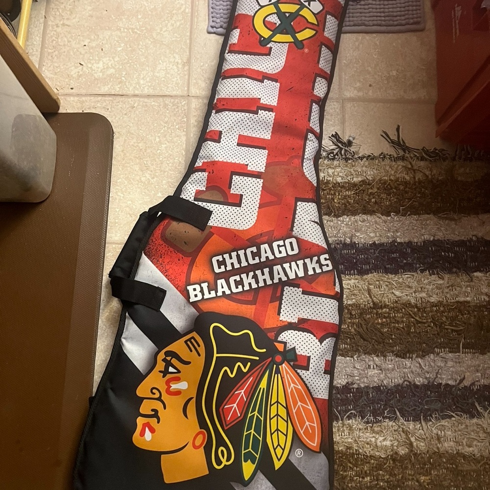 Woodrow Chicago Blackhawks NHL Guitar Case!